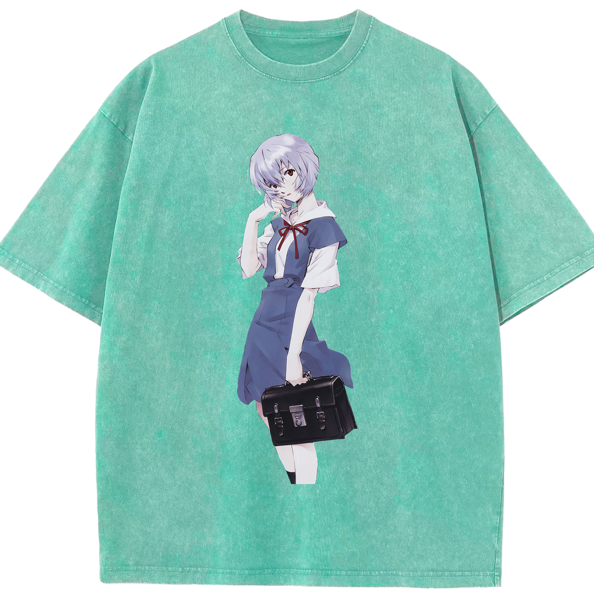 （画像用） EVA 新世紀エヴァンゲリオン 綿100% ヴィンテージ風 半袖Tシャツ（フロントプリント）